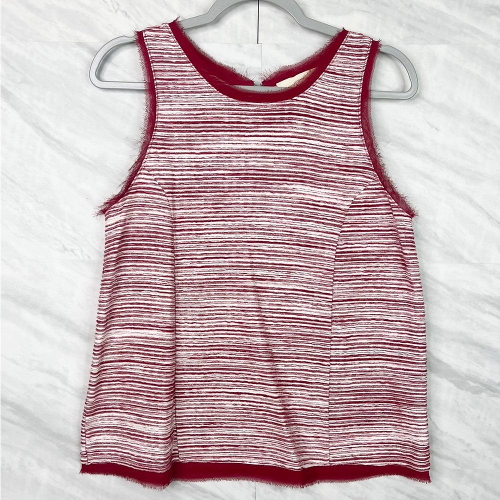 Anthropologie Vanessa Virginia Red & White Indira Medium